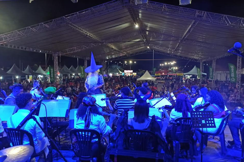Orquestra de Corumbá faz apresentação em evento de comemoração dos 80 anos de Ribas do Rio Pardo